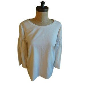 Chico's Size M Medium (1) Flared 3/4 Sleeve STRETCH Knit Top